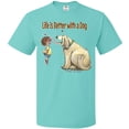 thumbnail image 3 of Inktastic Life is Better with a Dog T-Shirt, 3 of 5