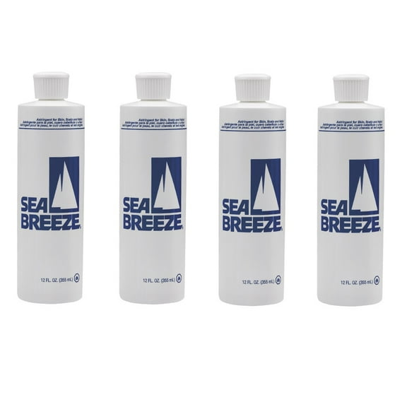 Barber Supplies Sea Breeze Astringent Skin, Scalp & Nails 12 oz 4 x HP-SEP0401