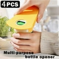 thumbnail image 2 of 4 Counts Jar Opener for Weak Hands, Manual Gripper Pad Easy Open Kitchen Can Bottle, Suitable for Kids, Seniors with Arthritis (Yellow), 2 of 5