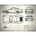 thumbnail image 3 of Rogan, Mark 24x19 Black Modern Framed Museum Art Print Titled - Porsche 911-Turbo 1977, 3 of 5