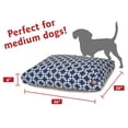 thumbnail image 3 of Majestic Pet | Links Rectangle Pet Bed For Dogs, Removable Cover, Navy Blue, Medium, 3 of 6