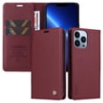 thumbnail image 1 of Funda para iPhone 13 Pro Max Estuche de Cuero PU Tipo Cartera con Ranuras para Tarjetas y Cierre Magnético, 1 of 5