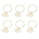 thumbnail image 5 of 80 clips de papel con forma de anillo, multifunción, resistentes al óxido, con caja transparente, para oficina, escuela, dorado, 5 of 12