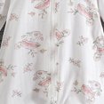 thumbnail image 4 of 9-12 Months Infant Unisex Fall Winter Cartoon Print Romper,Vertical Rib Full Front Zip Long Sleeve Baby Jumpsuit 3 6 9 12 18 Months,Light Pink, 4 of 5