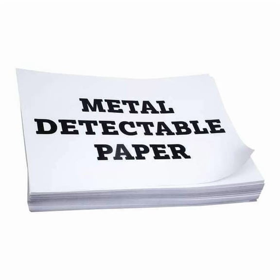 Detectamet Detectable Paper,8-1/2" x 11" Sheet Size,PK100 251-S514-P06-X11