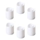 thumbnail image 1 of EeaseMX 48 velas LED de plástico de tamaño pequeño con forma de ondas para deseos, velas de té para decoración de Navidad, bodas y fiestas., 1 of 7