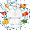 thumbnail image 4 of Limpiador portátil de frutas y verduras, limpiador inalámbrico de frutas y verduras, limpiador de vajilla, color blanco, 4 of 4