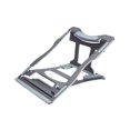 thumbnail image 2 of MERIGLARE Laptop Stand Foldable 6 Height Adjustable Laptop Riser for Work Desk Desktop Black gray, 2 of 9