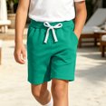 thumbnail image 5 of Atogsazn Toddler Baby Boys Jogger Shorts Kids Casual Jogger Athletic Short Pants Gym Trouser with Pocket Green 9-10 Years Fashion, 5 of 5