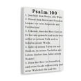 thumbnail image 3 of Scripture Walls Psalm 100 German White Bible Verse Canvas Christian Wall Art Ready to Hang Unframed, 3 of 19
