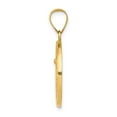 thumbnail image 3 of FJC Finejewelers 14 kt Yellow Gold Polished and Satin St Michael Medal Hollow Charm 21 x 18 mm, 3 of 6