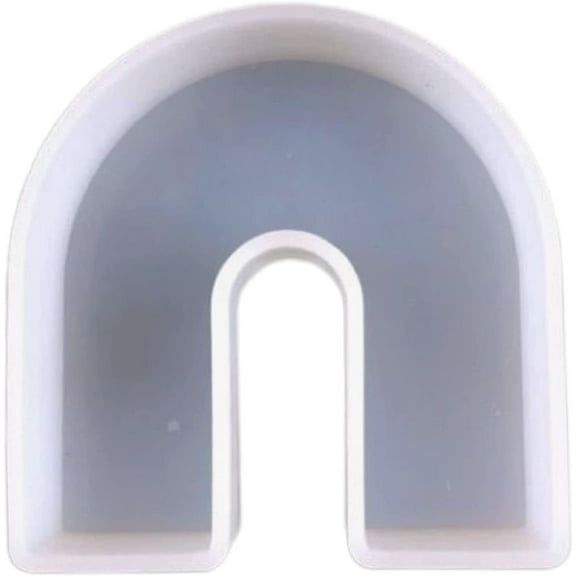 Rainbow Silicone Freshie Mold  Size 4" Wide x 4" Long x 0.8" Deep  Rainbow Shape Freshie Mold  Rainbow Design for Freshie, Soap, Resin, Candles