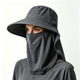 thumbnail image 2 of QASIEATN Bucket Hats for Women Sun Hats for Women Summer 50+ Sun Hats Wide Brim Shawl with Neck Hat Fishing Hiking Outdoor Hat Fall Fashion Accessories, 2 of 4
