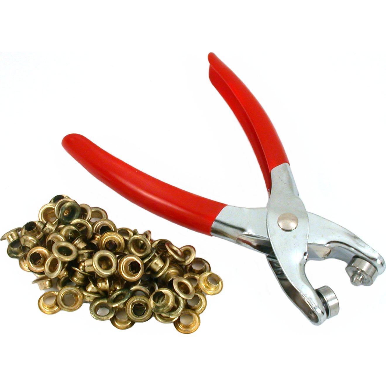 Eyelet Grommet Setting Pliers & 100 Eyelets Tent Tarp