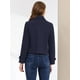 thumbnail image 5 of Abrigo de Invierno Allegra K con cuello Vuelto y Manga Larga de un Solo pecho para Mujer Azul marino XS, 5 of 6