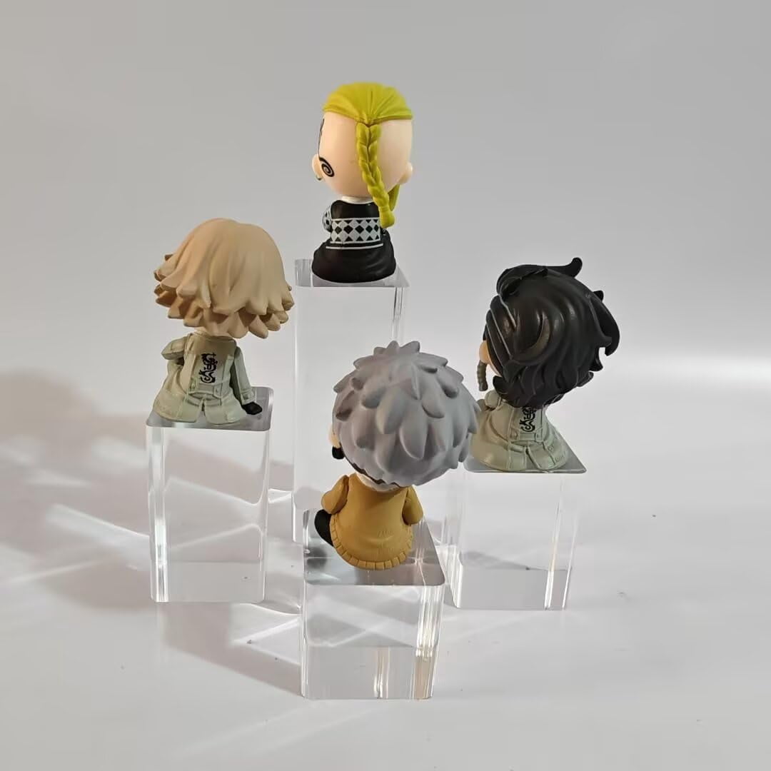 Newly Mikey Figure Tachibana Hinata Figure Tachibana Naoto Figure Ryuguji Figure Shoulder to Shoulder Figures 6cm/2.4inch Anime Desktop Ornament Gifts