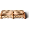 thumbnail image 2 of Multi-rodillo de acupresión para aliviar el dolor de pies - Rodillo doble de madera para pies - Alivia la fascitis plantar, el dolor de talón y arco - Promueve el alivio del estrés y el músculo R-- Bolígrafo Bolígrafo Bolígrafo de papelería, 2 of 5