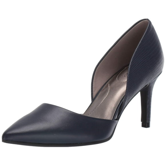 Bandolino Grenow Heel Navy Smooth/Lizard 8.5
