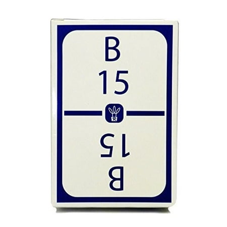 Regal Games Easy Read High Contrast Bingo Calling Card (Best Pinless Calling Card)