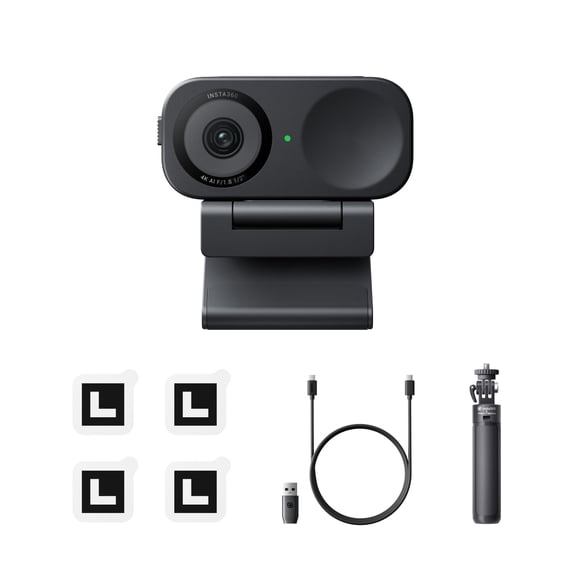 Webcam Insta360 Link 2C 4K para PC/Mac con trípode