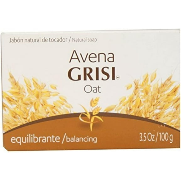 Avena Grisi Natural Oat Soap Balancing, 3.5 oz (Pack of 2)