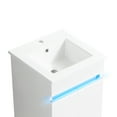 thumbnail image 4 of Wall Mounted Bathroom Vanity, 16" With Sink, White, Modern Appearance, Large Storage In Small Space, Radar Sensing Indicator Kit Fashion, Ample Controller, 4 of 7