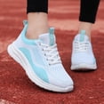 thumbnail image 6 of NOKIO Womens Slip On Sneakers Women Walking Tennis Shoes Lightweight Casual Sneakers for Gym Travel Work Women's Leisure Lace Up Travel Soft Sole Comfortable Mesh Shoes Sports Breathable Sneakers, 6 of 8