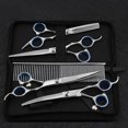 thumbnail image 3 of Dog Grooming Kit, 6 pcs Pet Grooming Scissors Set Dog Cat Hair Care, 3 of 4