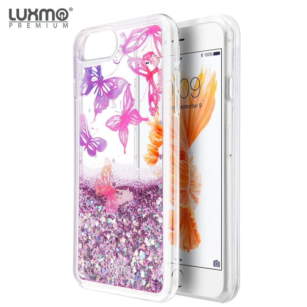 Beautiful Liquid Glitter Waterfall Cellphone Case for iPhone 8 Plus / 7 Plus