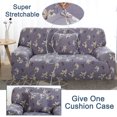 thumbnail image 3 of Unique Bargains 1-Piece Transitional Butterfly Flower  Sofa Couch Cover, Purple, 3 of 8