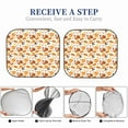 thumbnail image 6 of Naloa Pumpkins Print 2-Piece Windshield Sunshade,Foldable Car Front Window Sun Shades,for Most Sedans SUV Truck-Medium, 6 of 6