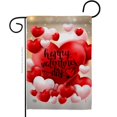 thumbnail image 1 of Ornament Collection G192153-BO Pop Hearts Valentines Day Springtime Double-Sided Decorative Garden Flag, Multi Color, 1 of 1