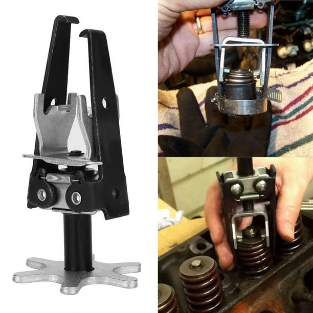 Valve spring remover outlet