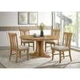 thumbnail image 2 of Hartville 5-piece Round Dining Table Set Natural Light Brown, 2 of 14