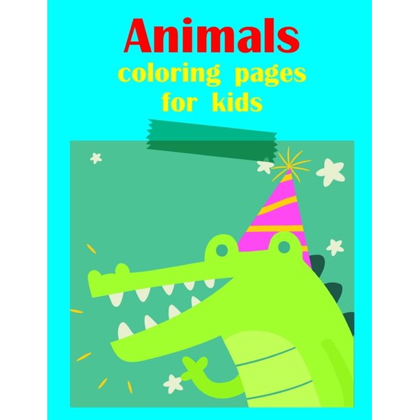 nature kids animals coloring pages for kids funny animals coloring pages for children preschool kindergarten age 3 5 series 9 paperback walmart com