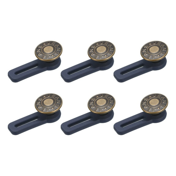 Button Extenders, 6pack - Jean Button Extender(Dark Copper,1.38")