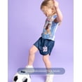 thumbnail image 3 of Disney Princess Toddler Girls' Soccer 2-Piece T-Shirt and Shorts Set Navy Blue, 3 of 5