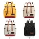thumbnail image 3 of Qarigey Mochila impermeable para ordenador portátil para hombres y mujeres, espaciosa y duradera, mochila de viaje para mujer Mochilas amarillo, 3 of 6