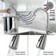 thumbnail image 2 of Kitchen Faucet, 304 Stainless Steel Sink Mixer Tap, 360 Rotating Sink Faucet With Pull Out Spray, 2 of 4