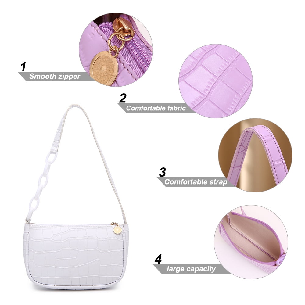 Small Shoulder bag Cross Body Clutch Purse Handbag for Women white Walmart