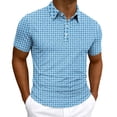 thumbnail image 2 of Axiiglly Golf Shirts for Men Short Sleeve Printed Sweat Wicking Short Sleeve Quick Dry Collared Button Outdoor Sports Casual Tee, S-3XL, 2 of 6