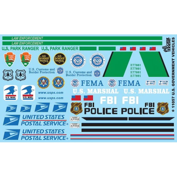1/24-1/25 US Government Vehicles