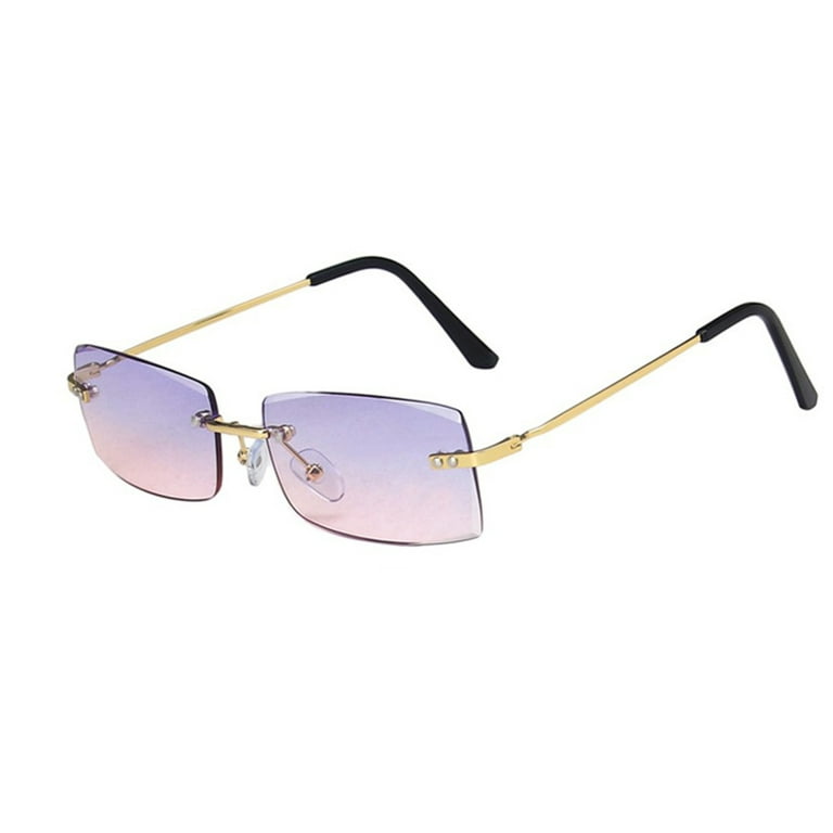 Luxury Round Gradient Sunglasses 2022 New Sunglasses For Women 2022 Fashion Eyewear  Sun Glasses Purple Pink 