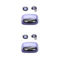 thumbnail image 4 of Cateissary 1 par de auriculares tipo c compatibles con Bluetooth Auriculares intrauditivos Llamada manos libres Sonido estéreo Pantalla digital Púrpura 2Conjunto, 4 of 6
