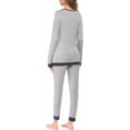 thumbnail image 5 of Maternity & Nursing Thermal Underwear Set In Light Gray, 5 of 5
