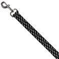 thumbnail image 2 of Buckle-Down Pet Leash, Dog Leash, Dog Bone Black White, 4 Feet Long 1.0 Inch Wide, 2 of 6