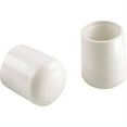 thumbnail image 3 of Shepherd Hardware 5026044 0.625 x 0.625 in. Round Vinyl Leg Tip, White - Pack of 4, 3 of 4