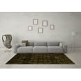 thumbnail image 3 of Ahgly Company Indoor Rectangle Abstract Orange Modern Area Rugs, 6' x 9', 3 of 4