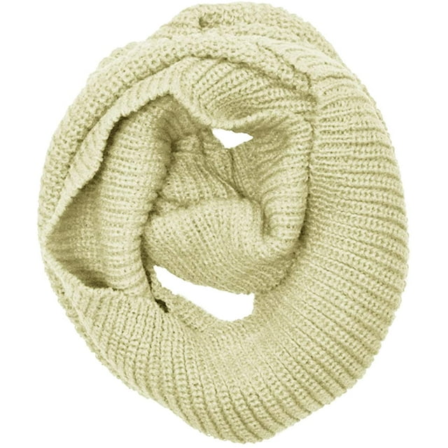 Thick Knitted Winter Warm Infinity Scarf