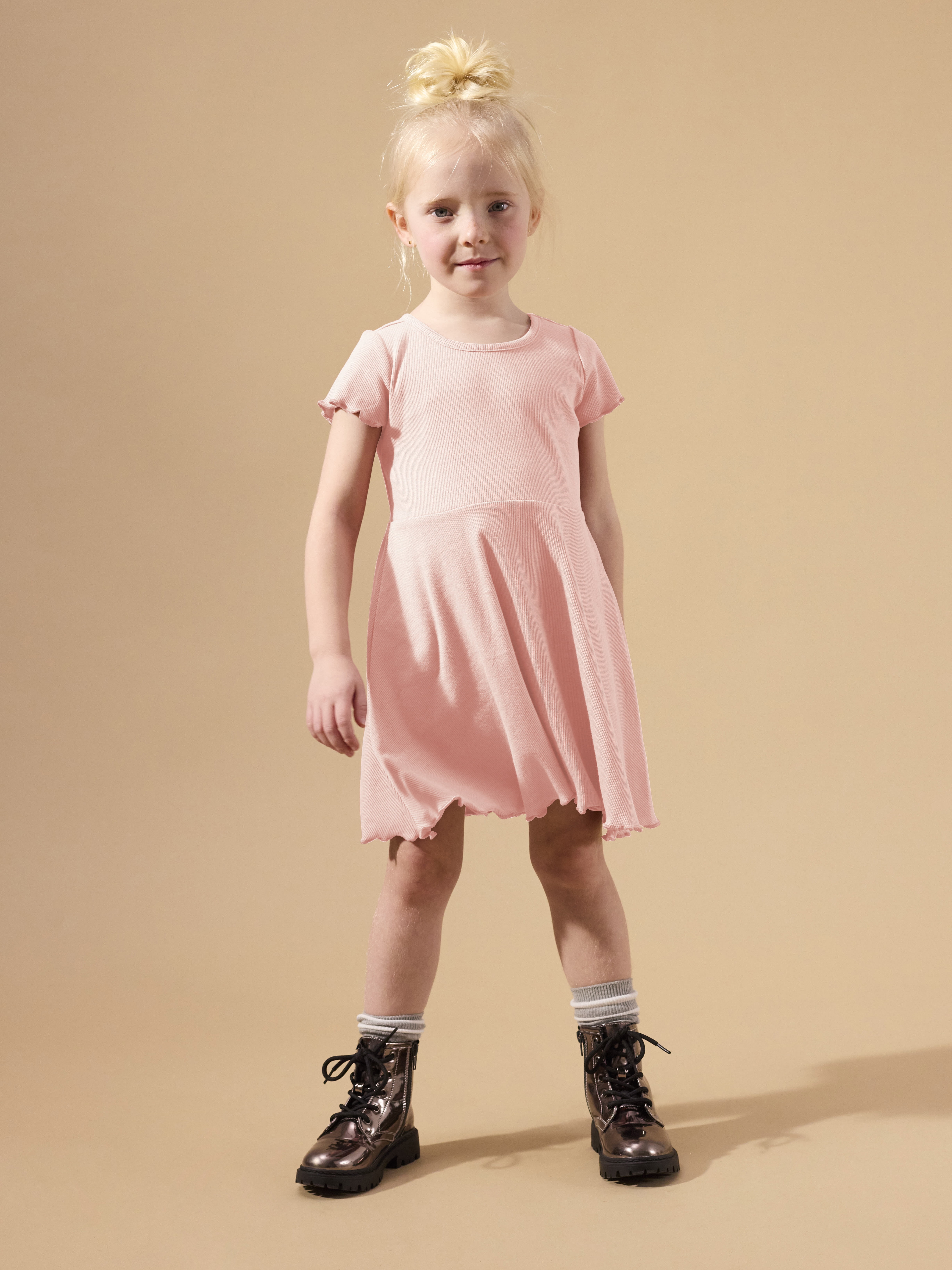 Little Star Organic Toddler Girls 2Pk Dresses, Sizes 12M-10